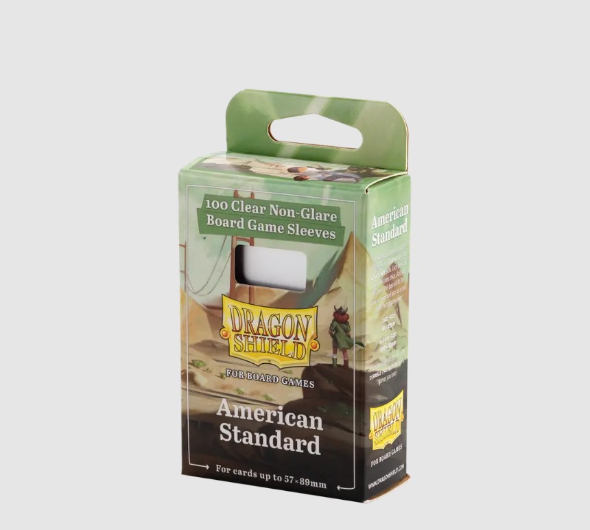 American Standard - Clear Board Game Sleeves